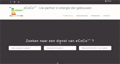 Desktop Screenshot of ecoco.be