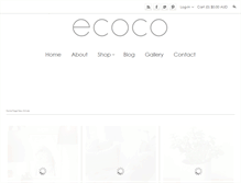 Tablet Screenshot of ecoco.com.au
